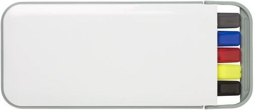 Trousse publicitaire métal plastique ABS blanc