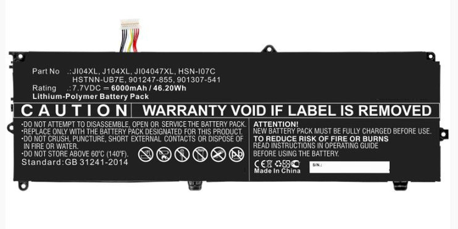 CoreParts MBXHP-BA0267 Batterij voor HP Elite X2 1012 G2 serie