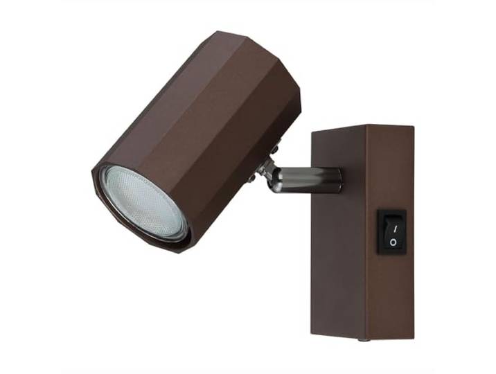 Wandstrahler Wandlampe Wandleuchte verstellbar Schlafzimmerlampe bronze H 14 cm