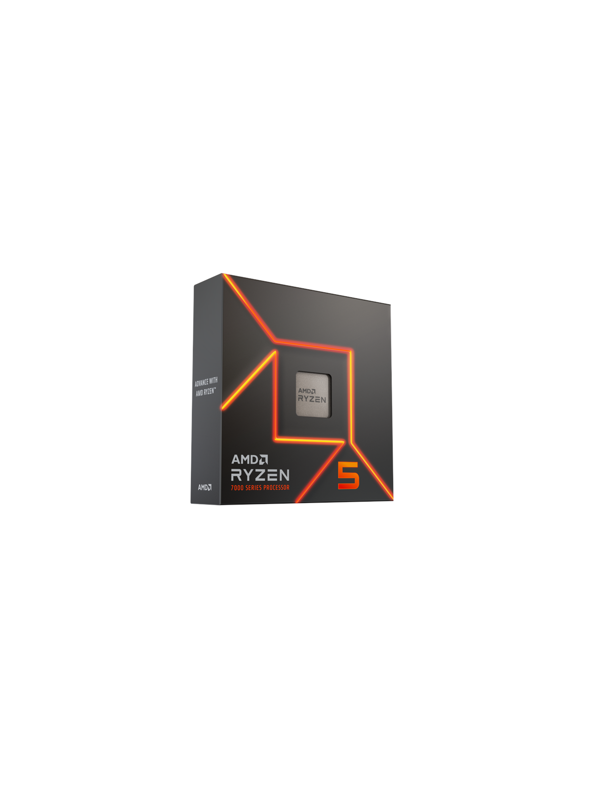 AMD Ryzen 5 7600X CPU - 6 Kerne - 4.7 GHz - AMD AM5 - AMD Boxed (ohne Kühler)