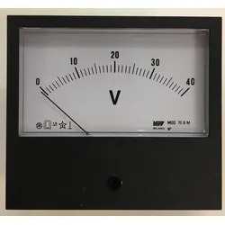 ELMAG Voltmeter 0-40 V 95x85mm - 9505357