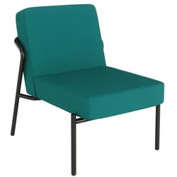 meet Sessel »meet - Medso S« Modell Klassik Outdoor blau, 40.6 cm