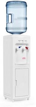 Costway 5 Gallons Hot and Cold Water Cooler Dispenser with Child Safety Lock