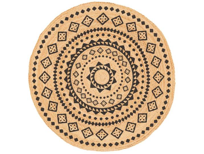NATURFASER TEPPICH JUTE SALSA ETHNO RUND