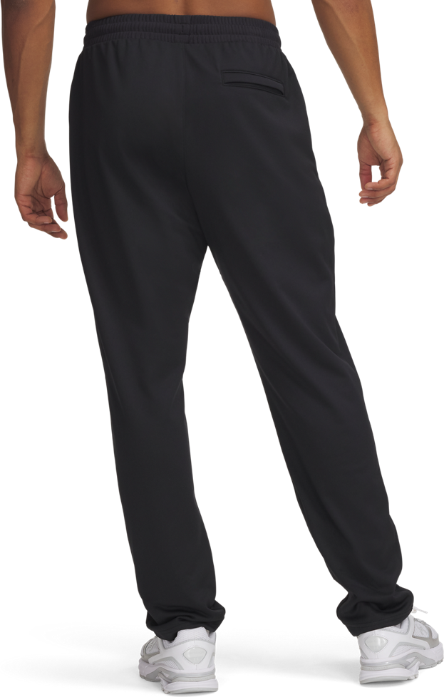 Trainingshose UNDER ARMOUR "UA SPORTSTYLE BRAWLER PANT", Herren, Gr. S, N-Gr, schwarz (schwarz, weiß), Obermaterial: 100% Polyester, Hosen Trainingshose, mit Polyester-Obermaterial, gerader Schnitt, auch in grossen Grössen schwarz, weiß S, N-Gr