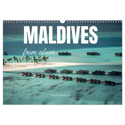 Maldives from above (Wall Calendar 2026 DIN A3 landscape), CALVENDO 12 Month Wall Calendar