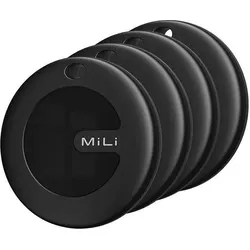 Mili MiTag Duo (Apple Find My, Google Find Hub), Tracker, Schwarz