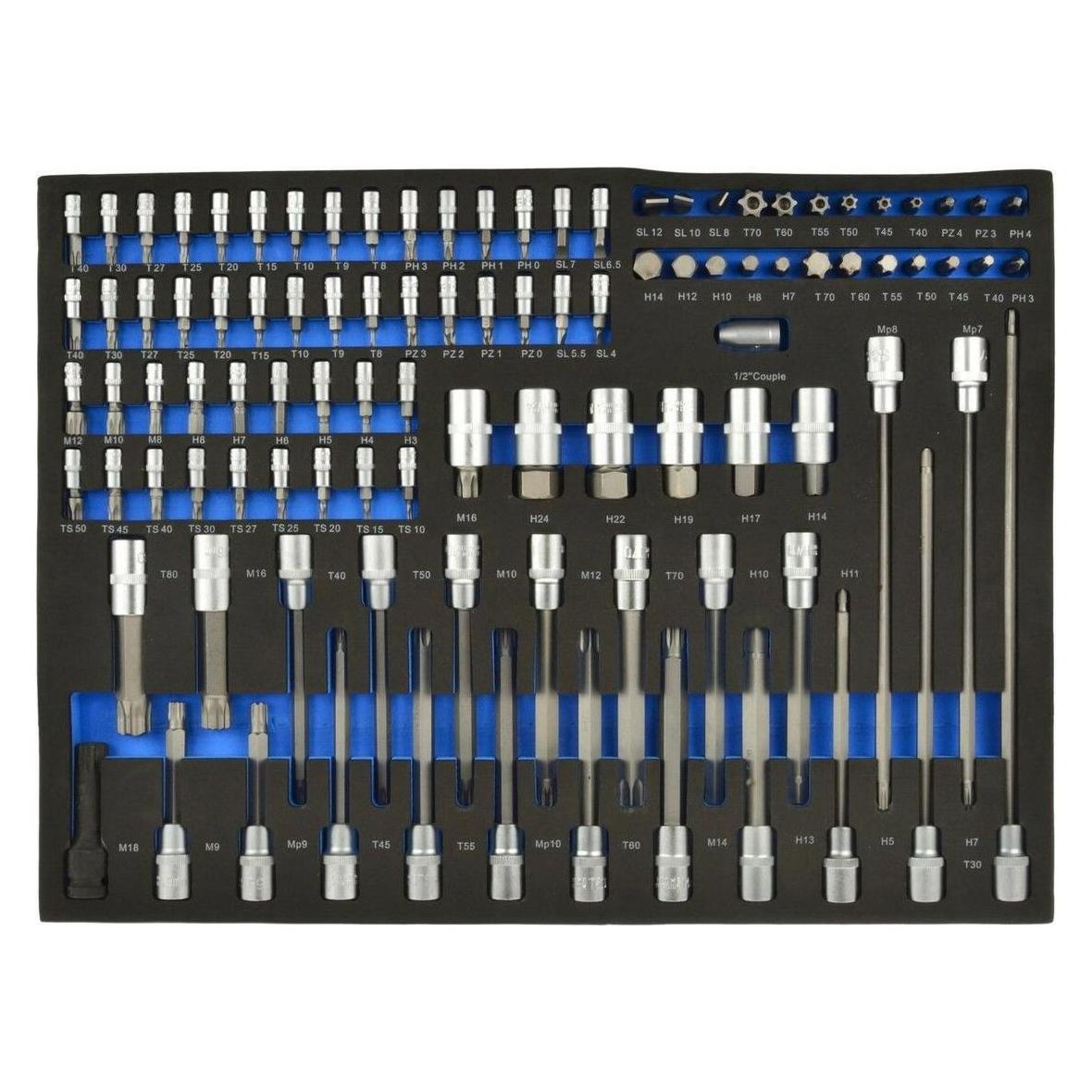 GEKO Dockeinsatz - Torx-Bits und Bits 102-tlg. (24238901)