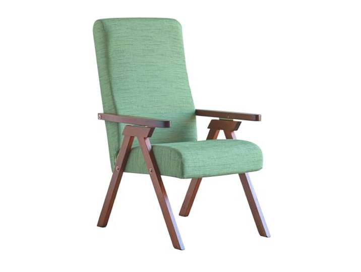 ESSEGI Fiammta Sessel, Buche, grün Walnuss, L