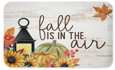 "Stupell Fall Is In The Air Lantern Printed Anti-Fatigue Floor Mat, design by Kim Allen, 30""x18"""