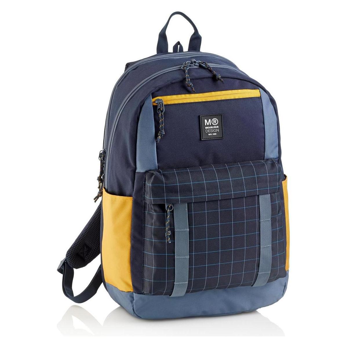 Miquelrius Rucksack Triple Amsterdam Recy 28l 3 Fächern blac (28 l) (A195190)