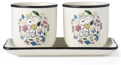 Lenox Chef Snoopy 3-Piece Herb Pot & Tray Set