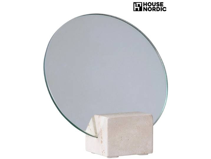 Kosmetikspiegel rund HOUSE NORDIC MIRROR 6.5x18cm kieselfarben