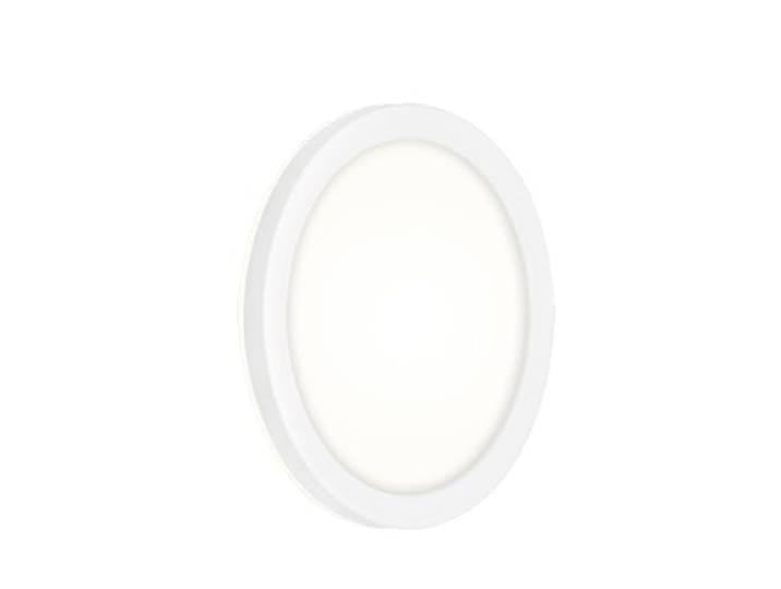 BRILONER - LED Wandlampe mit indirektem Licht, flach, neutralweiße Lichtfarbe, Aussenlampe, Wandleuchte aussen, LED Strahler außen, Außenleuchte, Außenwandleuchten, 21x2,8 cm, Weiß