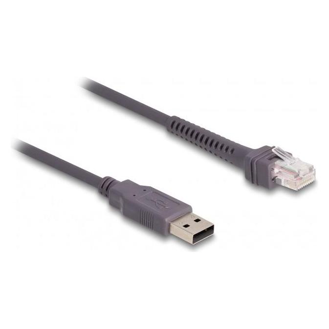 Delock RJ50 zu USB 2.0 Typ-A Barcodescanner Kabel 2 m (F/UTP, CAT5e, 2 m) (90599)