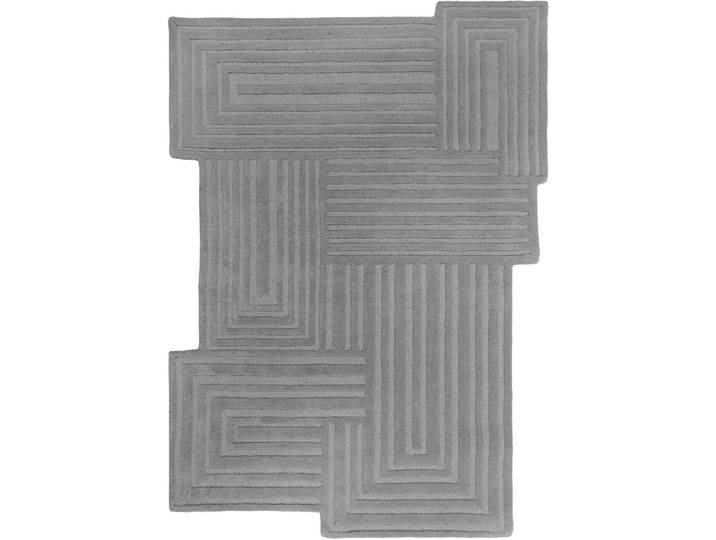 Teppich Djaks natur Symmetrie Wolle 200 x 290 cm - Teppich