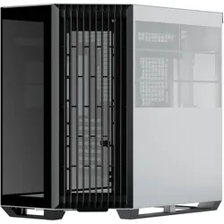 APNX V1 PC-Gehäuse, Midi-Tower, ATX, Tempered Glass - schwarz / weiss (ATX, mATX, Mini-ITX), PC Gehäuse, Schwarz, Weiss