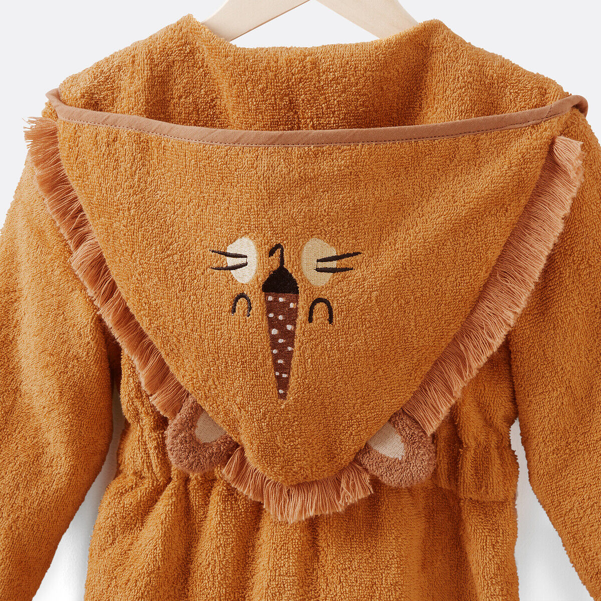 LA REDOUTE INTERIEURS Peignoir capuche éponge bio Edgard 400 g/m2