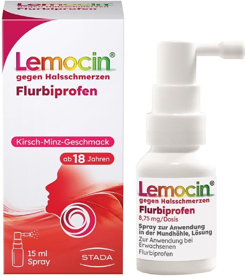 Lemocin Flurbiprofen Spray gegen Halsschmerzen 8,75mg/Dosis