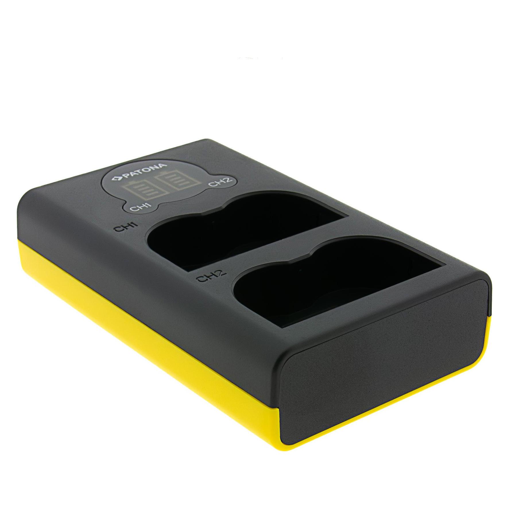 Patona Dual LCD Charger Nikon EN-EL3 (Kamera Akku Ladegerät) (1740)