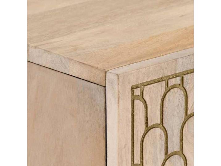 Commode intérieur - Brun - Buffet Armoire base - 60x33x100 cm - bois de manguier massif LL844