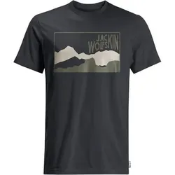 JACK WOLFSKIN Herren Shirt AUSBLICK T M, Größe S in Grau Phantom