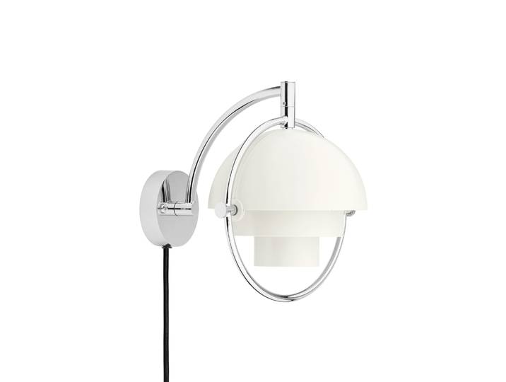 Gubi - Applique orientable Multi-Lite - Blanc - Métal - Designer Louis Weisdorf