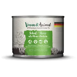 Venandi Animal Monoprotein 200g Katzennassfutter Sparpaket 12 x 200 Gramm Schaf