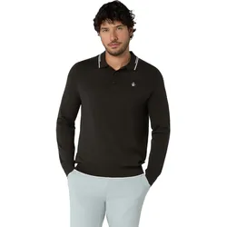 Original Penguin Polo Lightweight Heritage, Langarm, braun