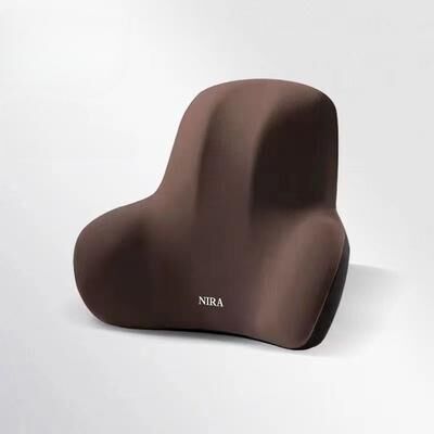 Multisell Products Hub Lumbar Cushion Car Support, Protection Lumbar Backrest, Car Memory Foam Neck Pillow, Headrest Cushion Comfort coffee Lumbar Cushio
