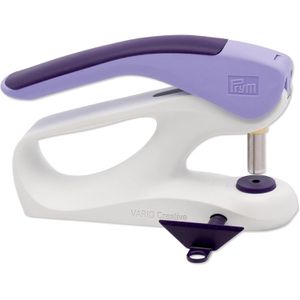 Prym Ösenpresse 390903, VARIO Creative Tool, für Löcher, Ösen, Druckknöpfe & Nieten, lila/weiß