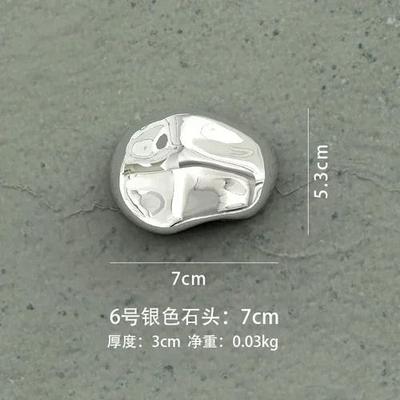 Inspired Finds Luxury 3D Golden Stone Wall Hanging Decor For Modern Interiors silver.06