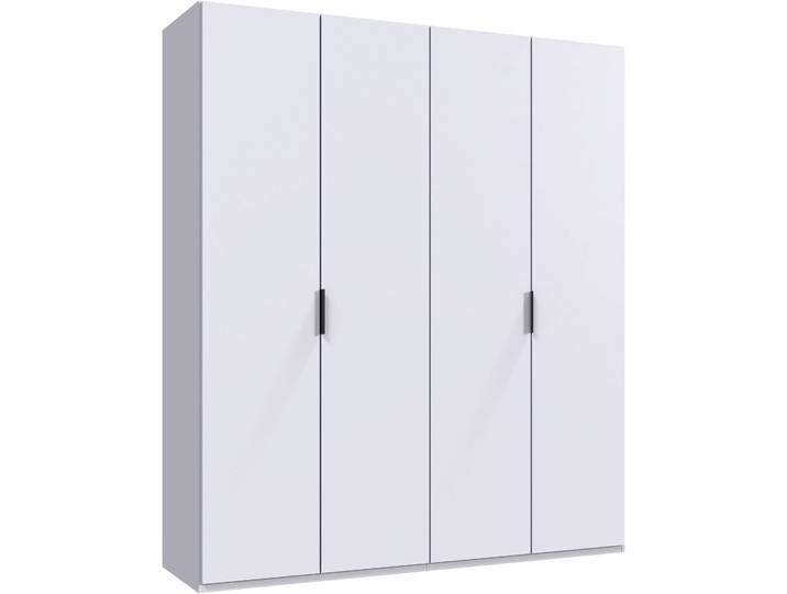 Kleiderschrank WIMEX Oxford by fresh to go, in 3 Breiten, Made in Germany , weiss (weiß), B:200cm H:236cm T:58cm, Holzwerkstoff, Schränke, Kleiderschrank, mit hochwertigen Falttüren für den perfekten Überblick