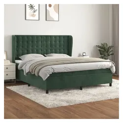 vidaXL, Boxspringbett, Braden Buttons (160 x 200 cm)