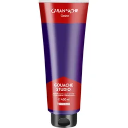 Caran d'Ache, Künstlerfarbe + Bastelfarbe, Gouache Studio Tube 450ml Violett 120 (450 ml)