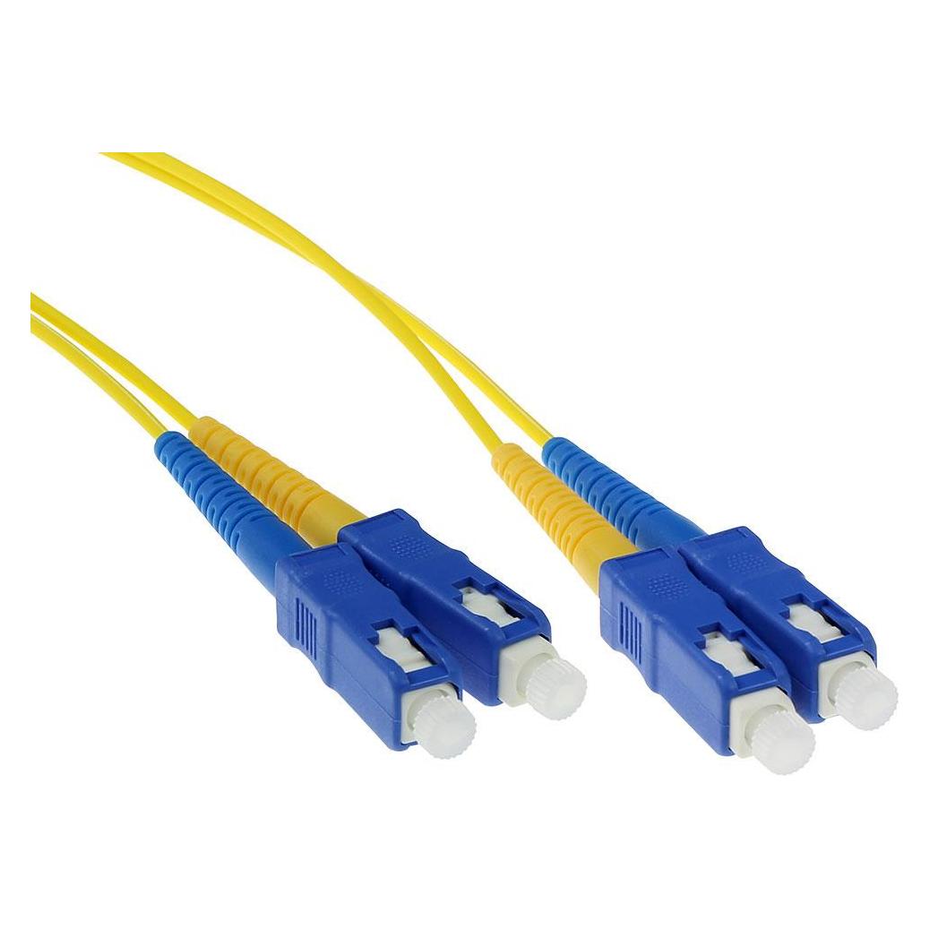 ACT 20 meter LSZH Singlemode 9/125 OS2 fiber patch cable duplex with SC connectors (20 m) (RL3920)