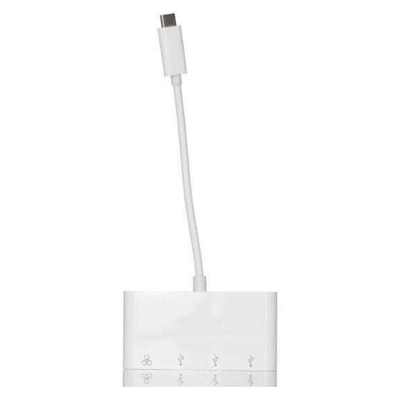 RS PRO USB 3.1 USB-Hub, 1 USB Ports, USB C, RJ45 (USB-C, 3 Ports) (1924693)