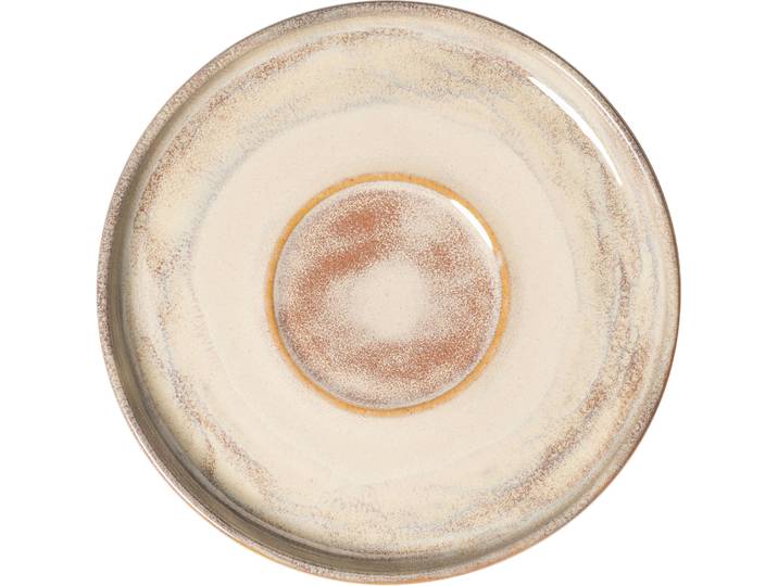 Gipfelstück Untertasse Nebelwald beige Keramik D 14.5 cm 1 Stk