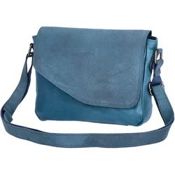 The Skandinavian Brand Damen Leder Umhängetasche - Blue