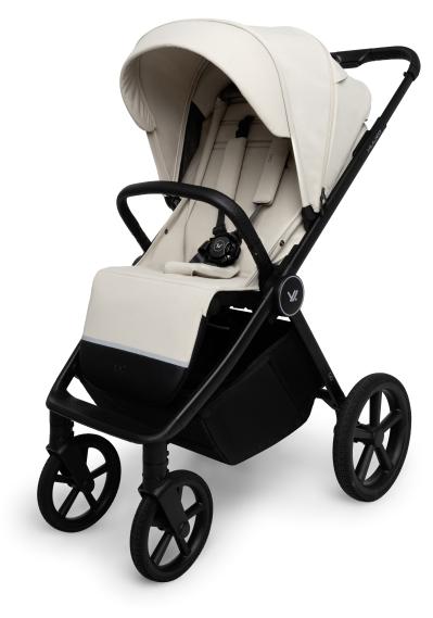 GO Kinderwagen mit Einhand-Faltsystem, schwenkbaren Vorderrädern, Taupe, ab Geburt bis 22 kg