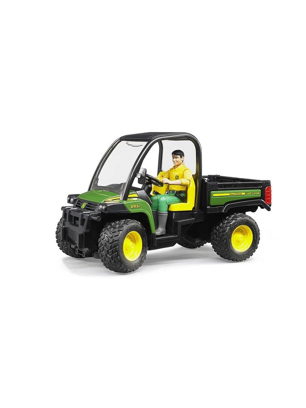 Bruder John Deere Gator XUV 855D with driver