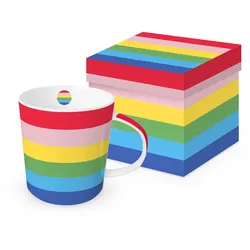 Henkelbecher PRIDE COLORS (DH 9x10 cm) - bunt - DH 9x10 cm