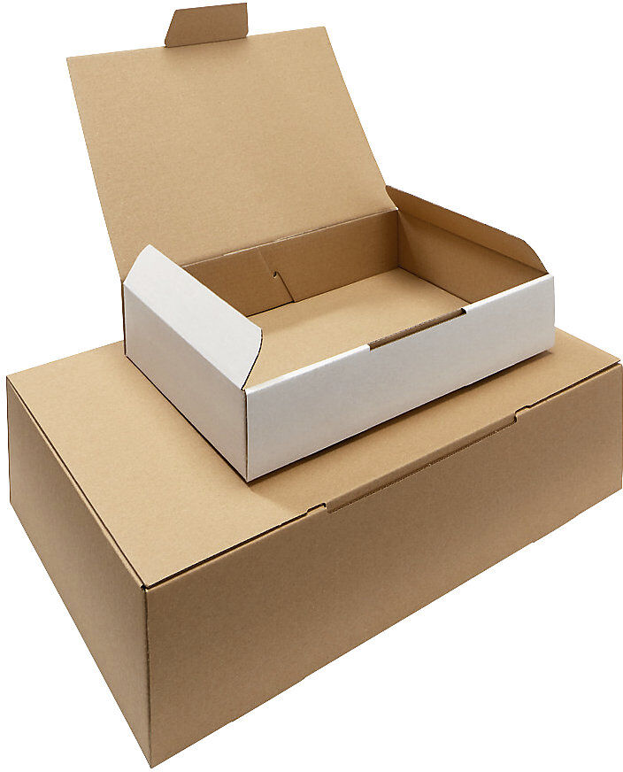 Klappschachtel, 1-teilig, Innen 138 x 90 x 29 mm, braun, Palette mit VE 8800 Stk ratioform economy