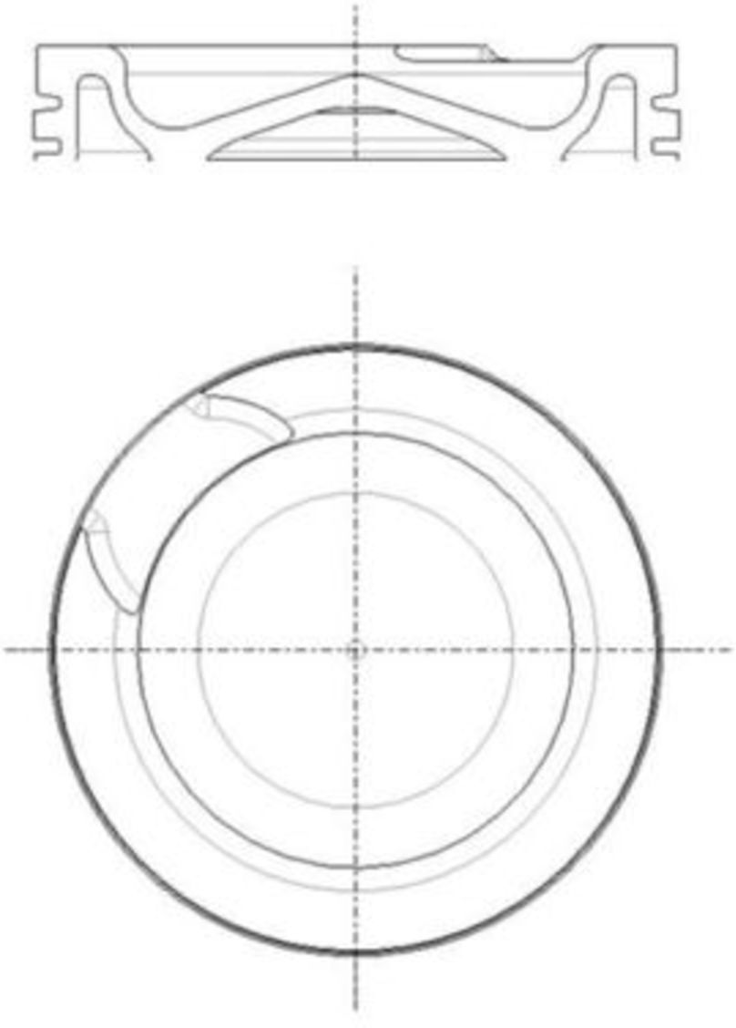 Kolben MAHLE 001 PI 00191 000