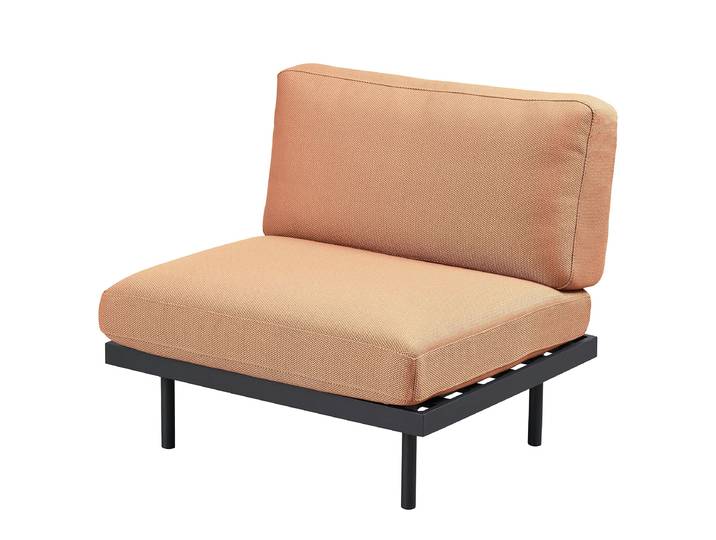 Outdoor-Sessel Modica Typ A 87 x 83 x 84cm Orange/Lachs