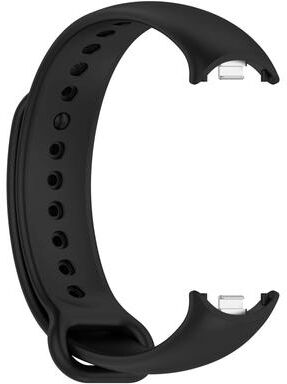 Inspired Living SportFlex Silicone Xiaomi Mi Band Strap Comfortable Replacement Wristband For Mi Band 8, 9 & 10 black