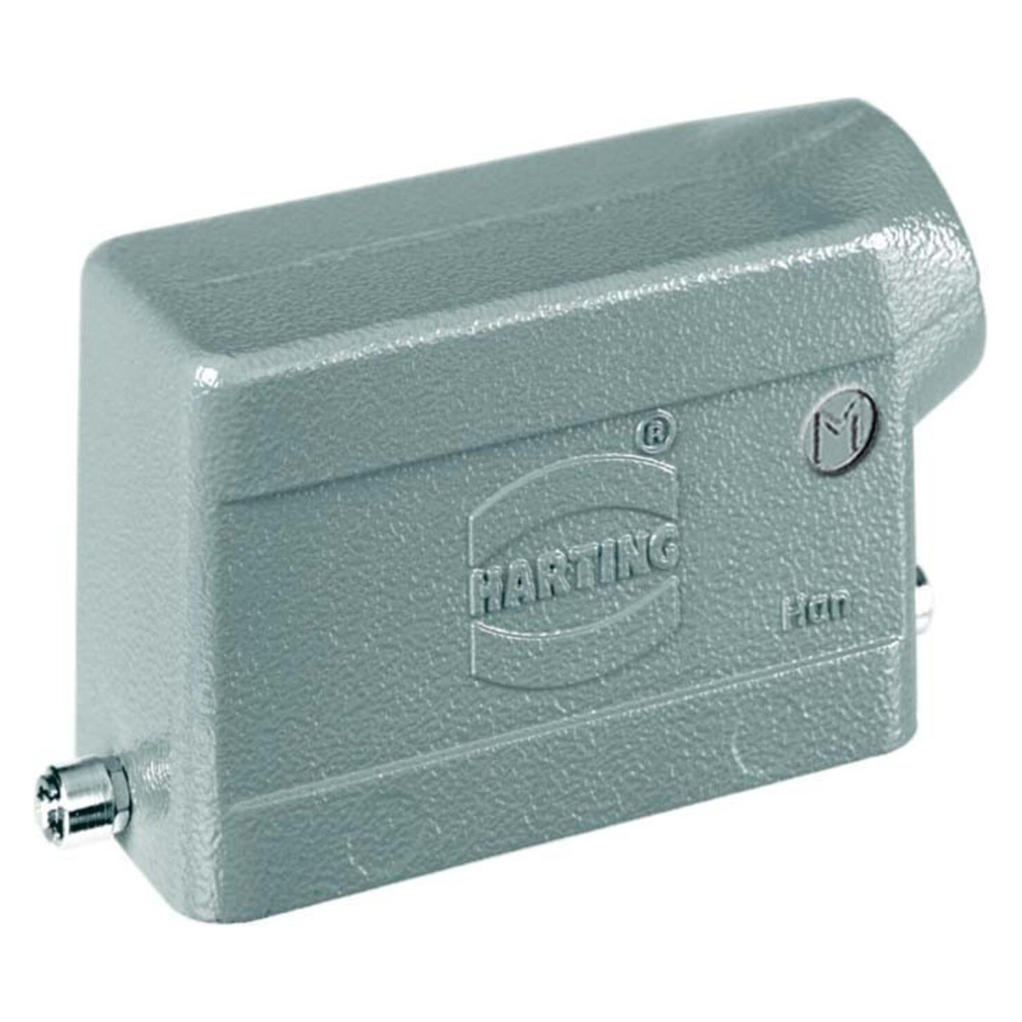 Harting Plug housing, metal, angled input 1x M32 19300241542 (19300241542)