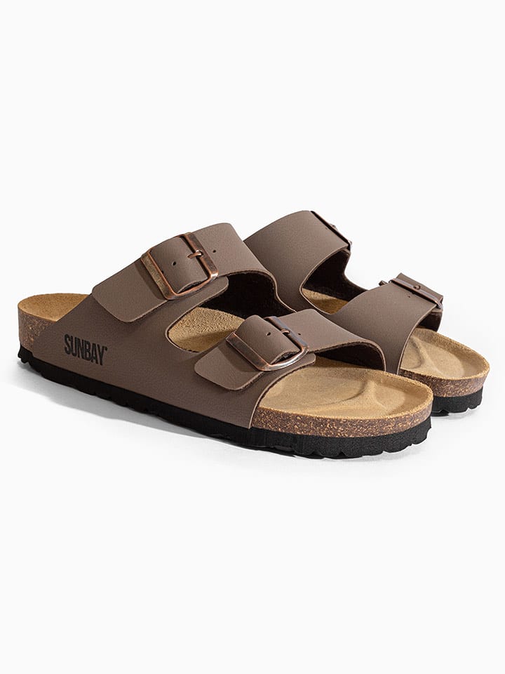 Sunbay Pantoletten "Balmain" in Taupe - 42