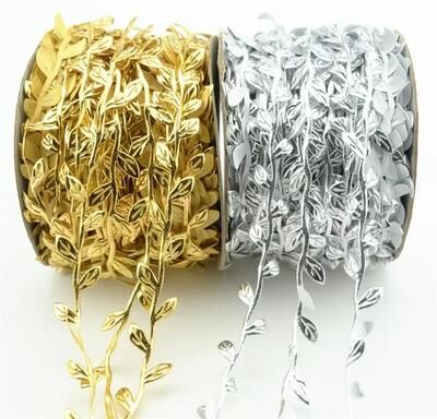 Inspired Living Elegant Gold Leaf Garland Vine For Wedding & Home Decor 5m a