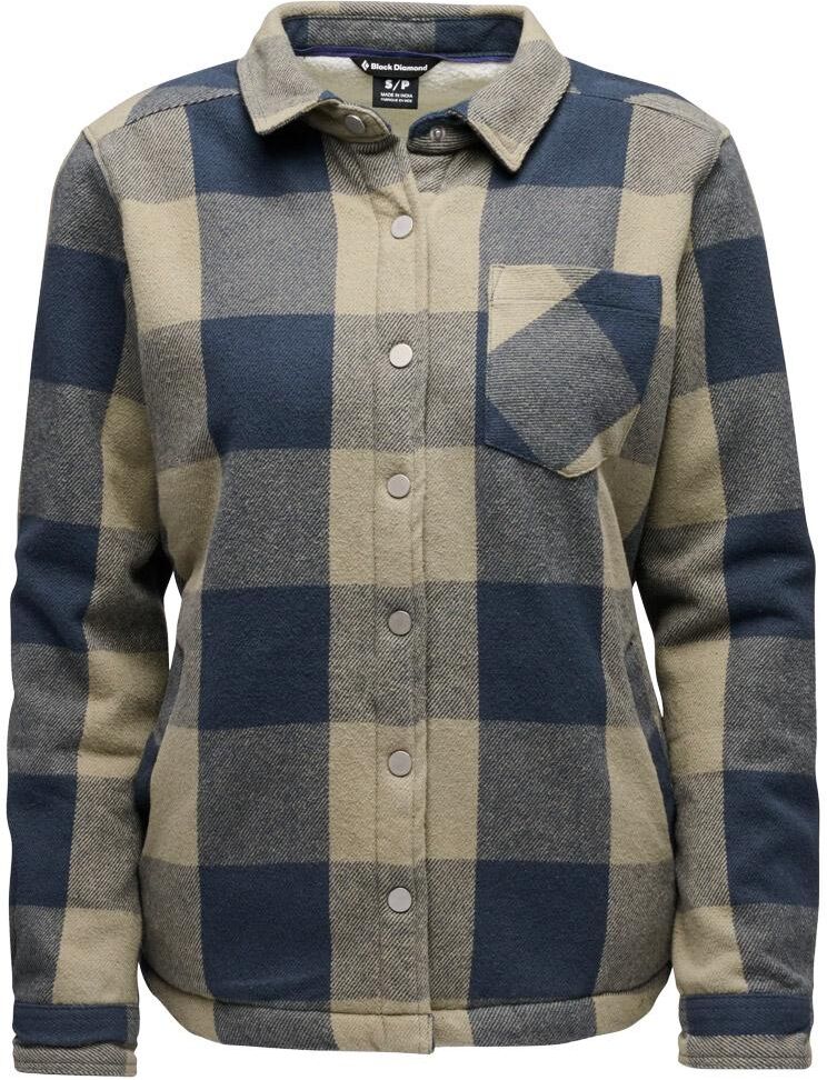 Black Diamond  - W Project Lined Flannel Charcoal Pine Smoke - S - Chemise de rando